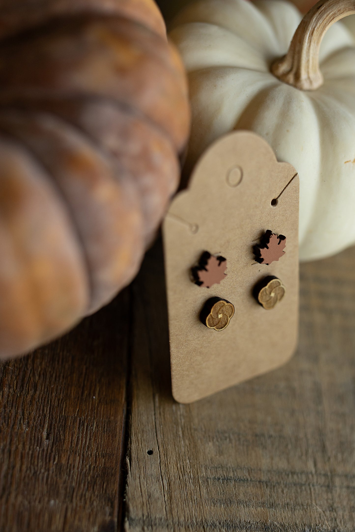 Autumn Wood Earrings