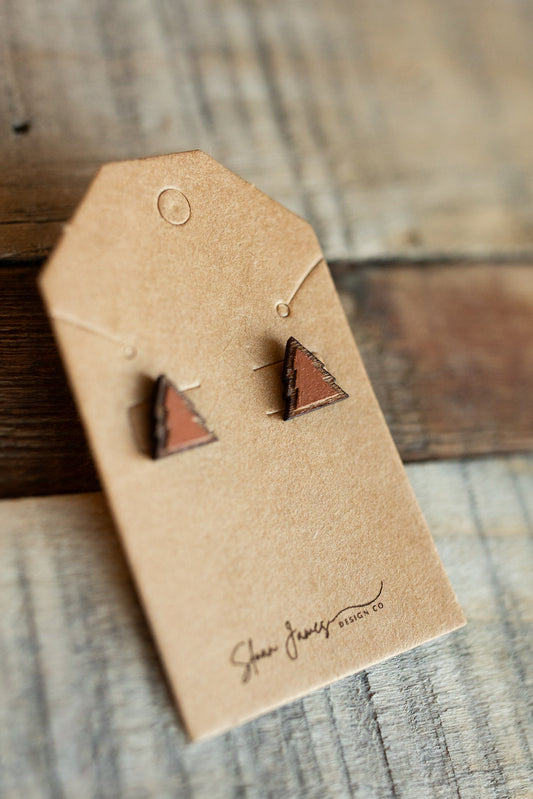 Stud Earrings - Christmas Tree