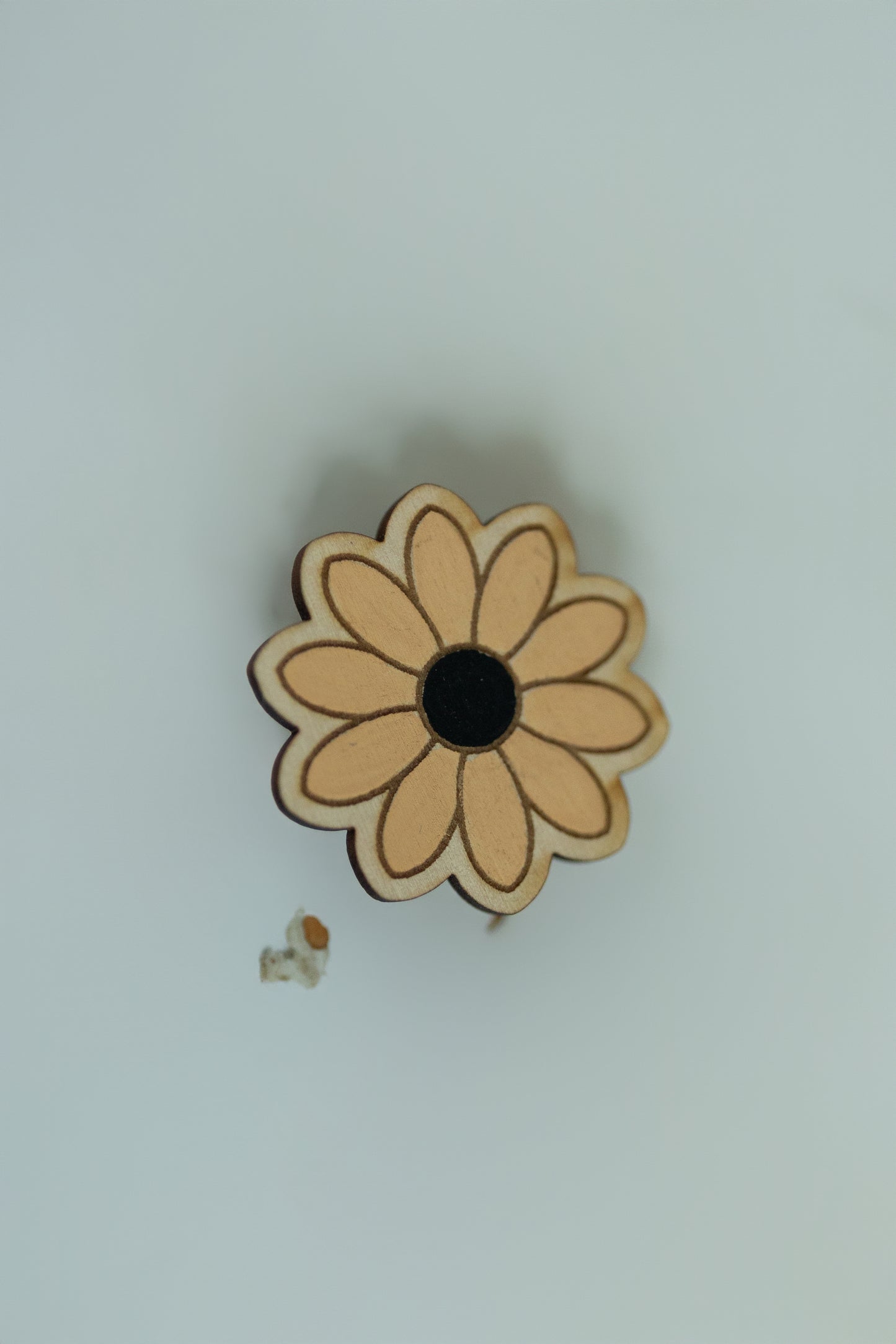 Wood Magnet - Country Cream Daisy - Set of 2