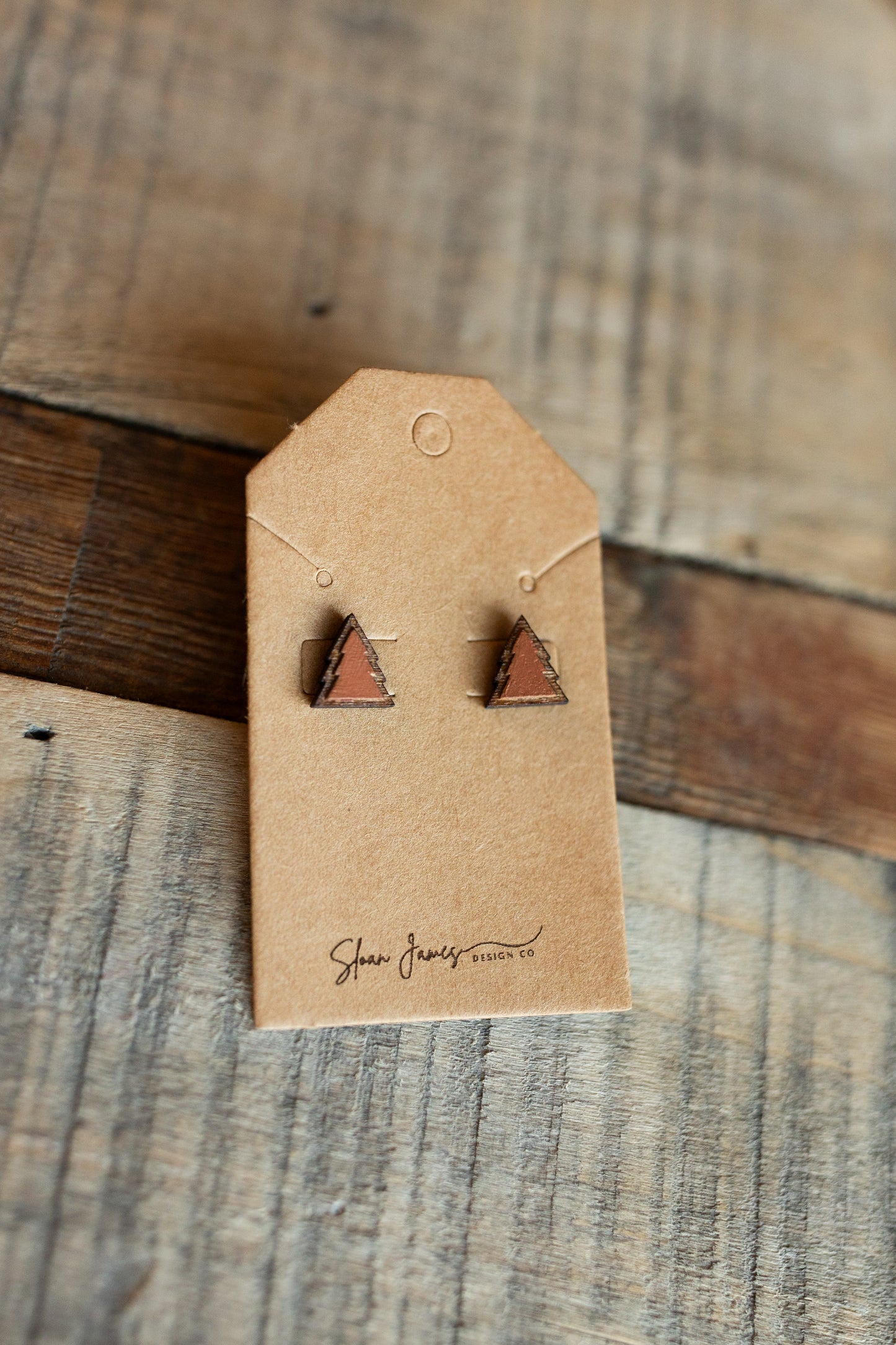 Stud Earrings - Christmas Tree
